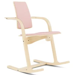 Krzesło Ergonomiczne Actulum Różowe, Naturalne Drewno Varier
