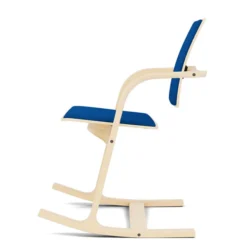 Krzesło Ergonomiczne Actulum Niebieskie, Naturalne Drewno Varier