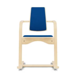Krzesło Ergonomiczne Actulum Niebieskie, Naturalne Drewno Varier