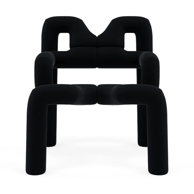 Krzesło Ergonomiczne Ekstrem Czarne Gentle 193 Black Varier