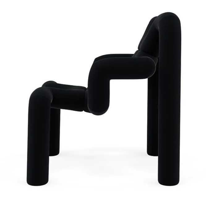 Krzesło Ergonomiczne Ekstrem Czarne Gentle 193 Black Varier