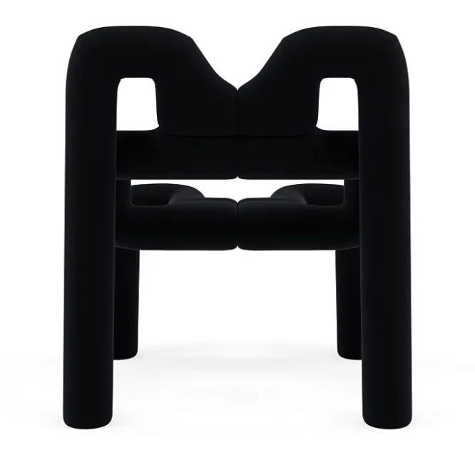 Krzesło Ergonomiczne Ekstrem Czarne Gentle 193 Black Varier