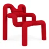 Krzesło Ergonomiczne Ekstrem Czerwone Knit 027 Scarlet Varier