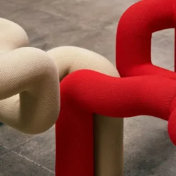 Krzesło Ergonomiczne Ekstrem Czerwone Knit 027 Scarlet Varier