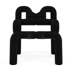 Krzesło Ergonomiczne Ekstrem Czarne Knit 009 Black Varier