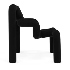 Krzesło Ergonomiczne Ekstrem Czarne Knit 009 Black Varier