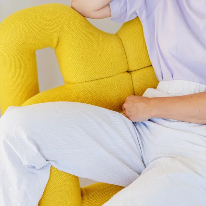 Krzesło Ergonomiczne Ekstrem Żółte Knit 088 Sulphur Varier