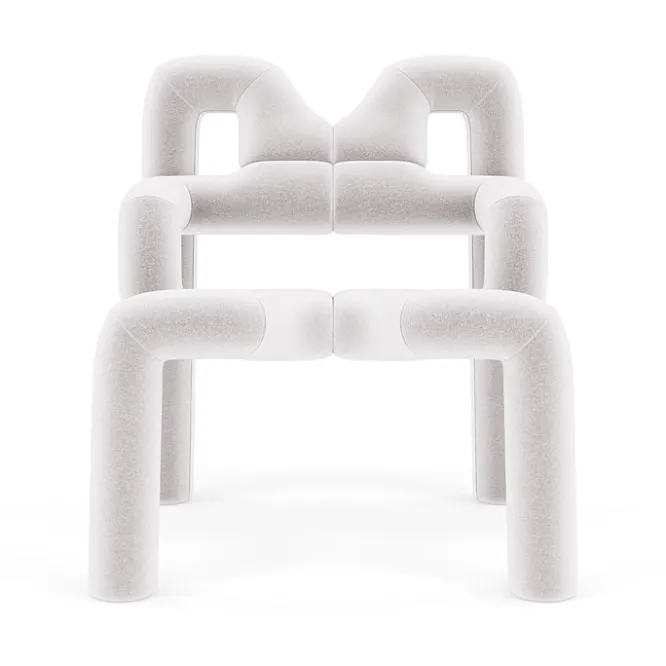 Krzesło Ergonomiczne Ekstrem Białe Gentle 203 White Varier