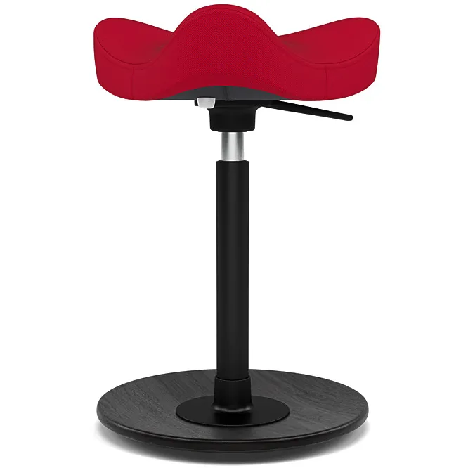 Krzesło Ergonomiczne Move Compact Czerwone, Czarne Drewno Varier