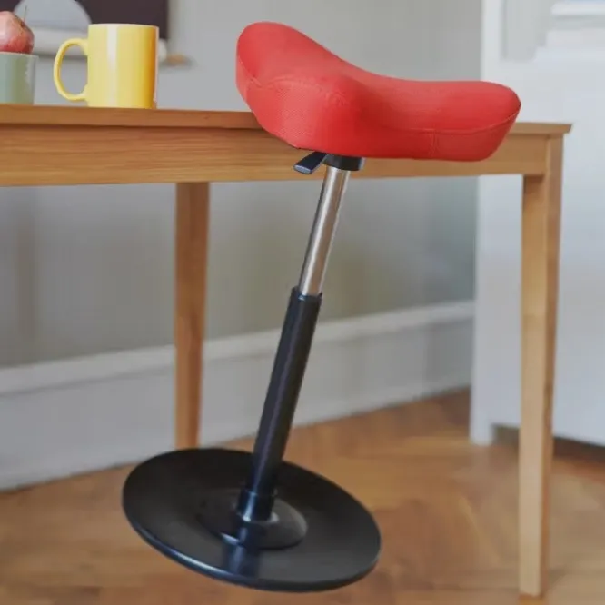 Krzesło Ergonomiczne Move Compact Czerwone, Czarne Drewno Varier