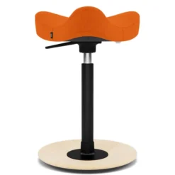 Krzesło Ergonomiczne Move Compact Pomarańczowe, Naturalne Drewno Varier