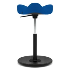 Krzesło Ergonomiczne Move Niebieskie, Czarne Drewno Varier