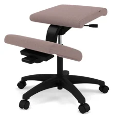 Krzesło Ergonomiczne Na Kółkach Wing Szaro-Oliwkowe, Re-Wool 648 Varier