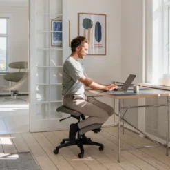 Krzesło Ergonomiczne Na Kółkach Wing Szare, Revive 164 Varier