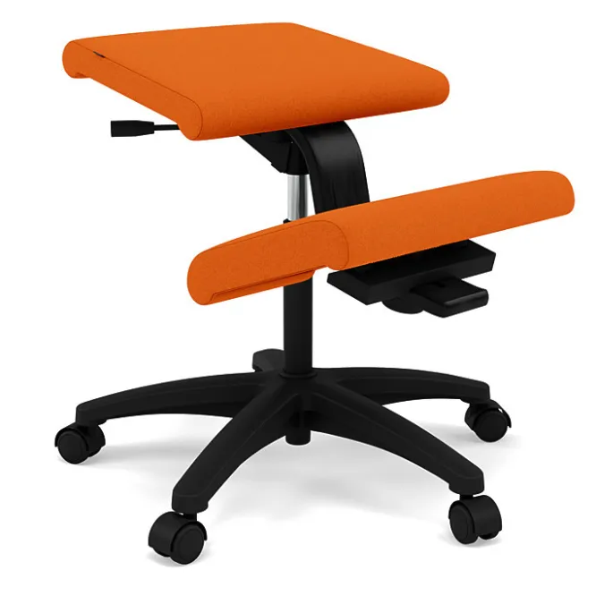 Krzesło Ergonomiczne Na Kółkach Wing Pomarańczowe, Divina 526 Varier