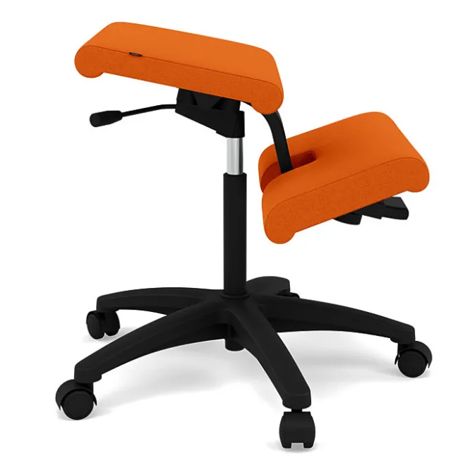 Krzesło Ergonomiczne Na Kółkach Wing Pomarańczowe, Divina 526 Varier