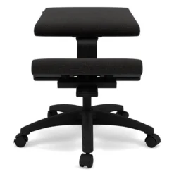 Krzesło Ergonomiczne Na Kółkach Wing Czarne, Re-Wool 198 Varier
