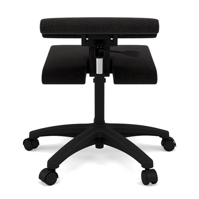 Krzesło Ergonomiczne Na Kółkach Wing Czarne, Re-Wool 198 Varier