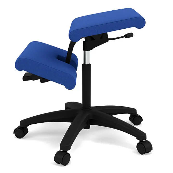 Krzesło Ergonomiczne Na Kółkach Wing Niebieskie, Divina 756 Varier