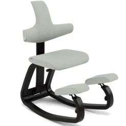 Krzesło Ergonomiczne Thatsit Jasnoszare, Czarne Drewno Varier