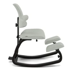 Krzesło Ergonomiczne Thatsit Jasnoszare, Czarne Drewno Varier