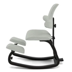 Krzesło Ergonomiczne Thatsit Jasnoszare, Czarne Drewno Varier