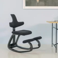 Krzesło Ergonomiczne Thatsit Ciemnoszare, Czarne Drewno Varier
