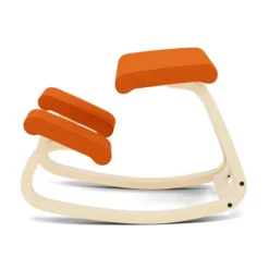 Krzesło Ergonomiczne Variable Pomarańczowe Divina 526, Naturalne Drewno Varier