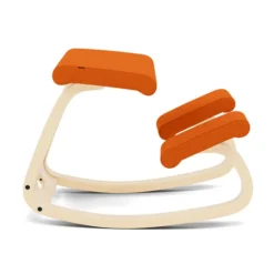 Krzesło Ergonomiczne Variable Pomarańczowe Divina 526, Naturalne Drewno Varier