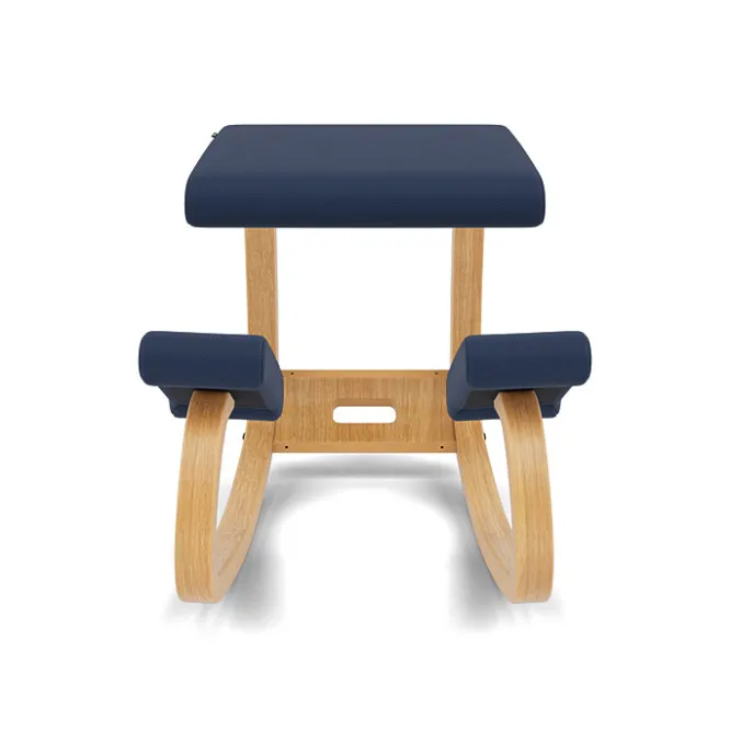 Krzesło Ergonomiczne Variable Granatowe Revive 774, Jasnobrązowe Drewno Varier