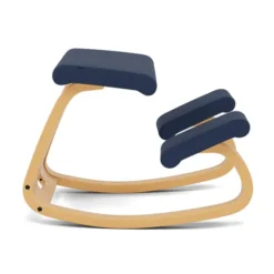 Krzesło Ergonomiczne Variable Granatowe Revive 774, Jasnobrązowe Drewno Varier
