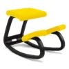 Krzesło Ergonomiczne Variable Musztardowe Vidar 0443, Czarne Drewno Varier
