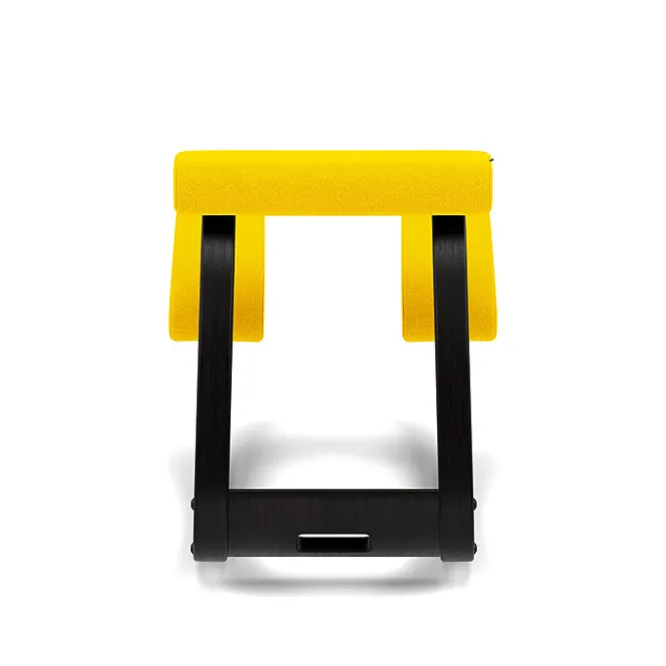 Krzesło Ergonomiczne Variable Musztardowe Vidar 0443, Czarne Drewno Varier