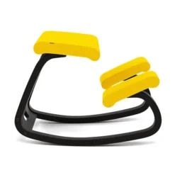 Krzesło Ergonomiczne Variable Musztardowe Vidar 0443, Czarne Drewno Varier