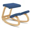 Krzesło Ergonomiczne Variable Ciemnoniebieskie Reflect 774, Jasnobrązowe Drewno