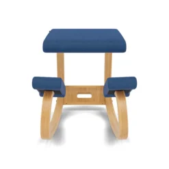 Krzesło Ergonomiczne Variable Ciemnoniebieskie Reflect 774, Jasnobrązowe Drewno