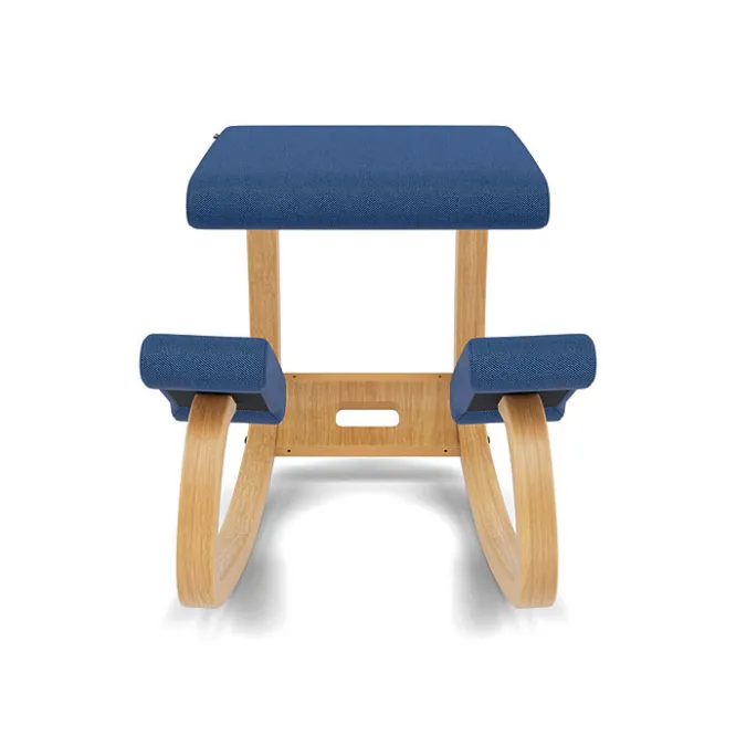 Krzesło Ergonomiczne Variable Ciemnoniebieskie Reflect 774, Jasnobrązowe Drewno