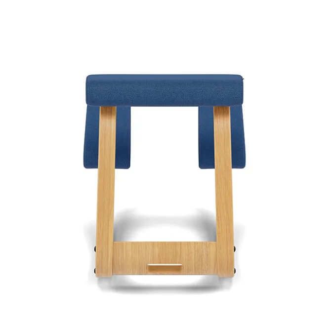 Krzesło Ergonomiczne Variable Ciemnoniebieskie Reflect 774, Jasnobrązowe Drewno