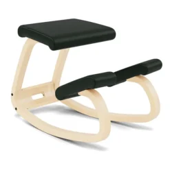 Krzesło Ergonomiczne Variable Zielone Noir 31327, Naturalne Drewno Varier