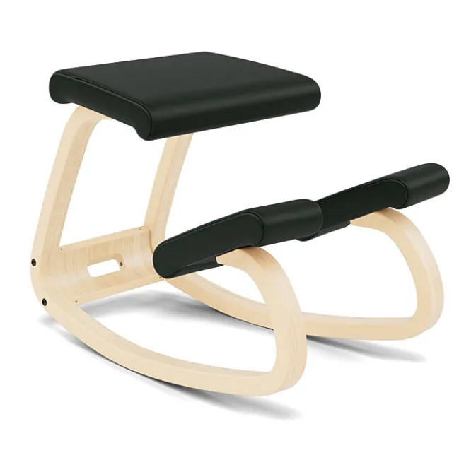Krzesło Ergonomiczne Variable Zielone Noir 31327, Naturalne Drewno Varier