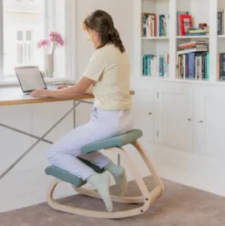 Krzesło Ergonomiczne Variable Ciemnobrązowe, Jasnobrązowe Drewno Varier