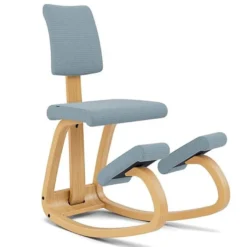 Krzesło Ergonomiczne Variable Plus Jasnoniebieskie, Jasnobrązowe Drewno Varier