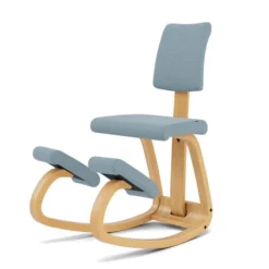 Krzesło Ergonomiczne Variable Plus Jasnoniebieskie, Jasnobrązowe Drewno Varier