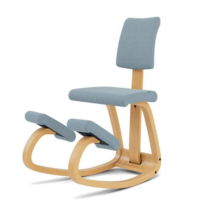 Krzesło Ergonomiczne Variable Plus Jasnoniebieskie, Jasnobrązowe Drewno Varier