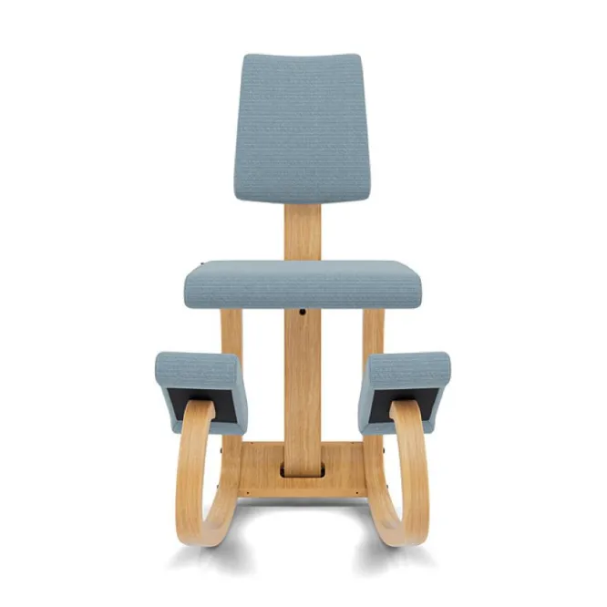 Krzesło Ergonomiczne Variable Plus Jasnoniebieskie, Jasnobrązowe Drewno Varier