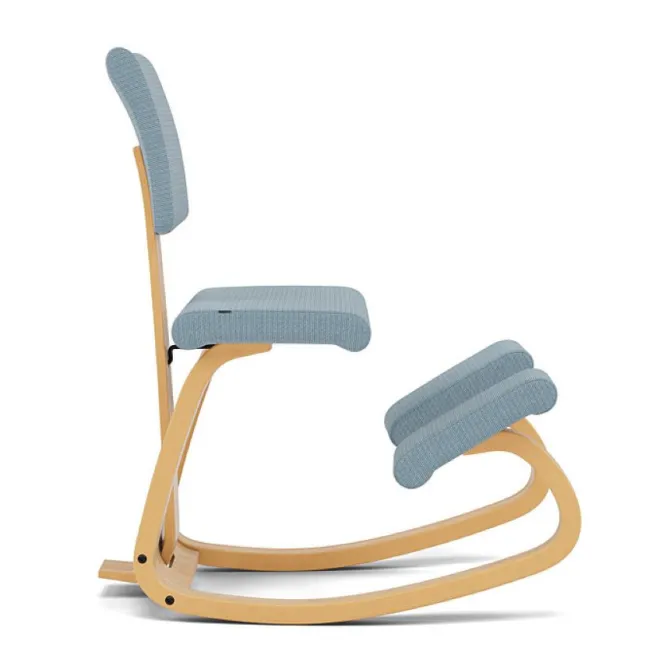Krzesło Ergonomiczne Variable Plus Jasnoniebieskie, Jasnobrązowe Drewno Varier