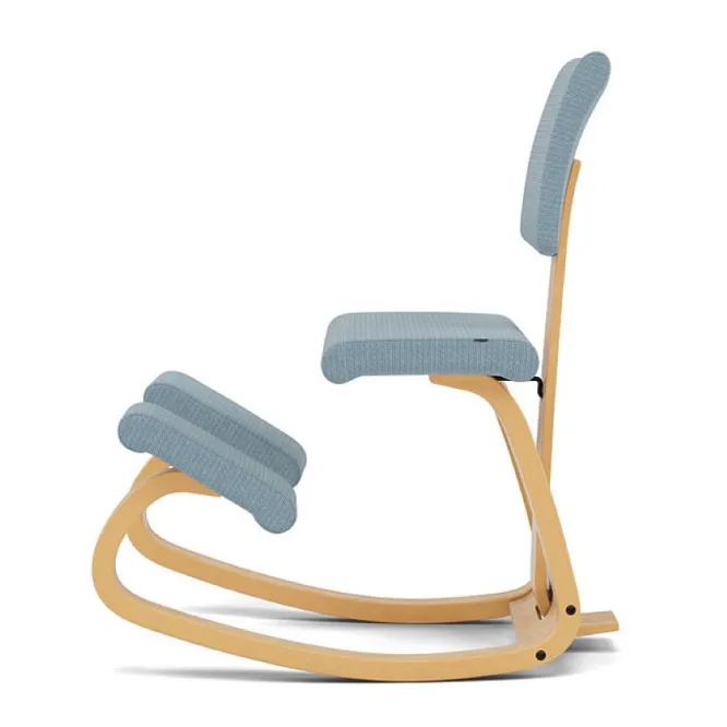 Krzesło Ergonomiczne Variable Plus Jasnoniebieskie, Jasnobrązowe Drewno Varier