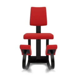 Krzesło Ergonomiczne Variable Plus Czerwone, Czarne Drewno Varier