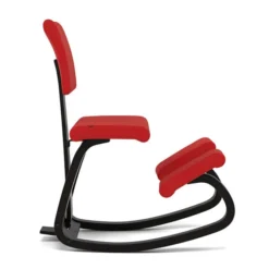 Krzesło Ergonomiczne Variable Plus Czerwone, Czarne Drewno Varier