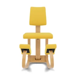 Krzesło Ergonomiczne Variable Plus Żółte, Jasnobrązowe Drewno Varier